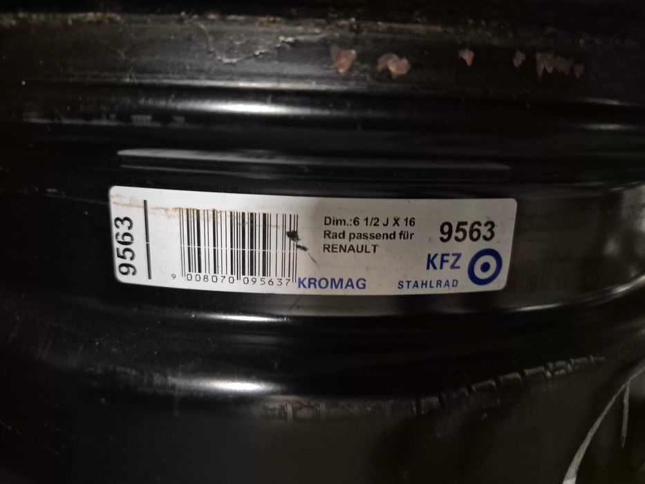 4xfelgi Renault 16 5x114,3 E47 otwór 66,1 KFZ 9563