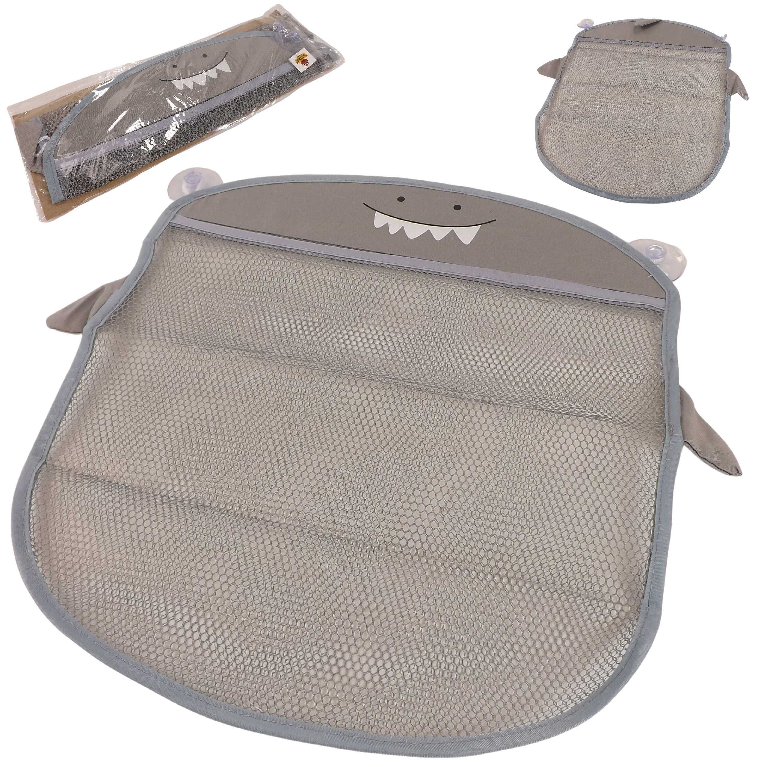 Pojemnik na zabawki do kąpieli organizer szary rekin No.:7735Sz