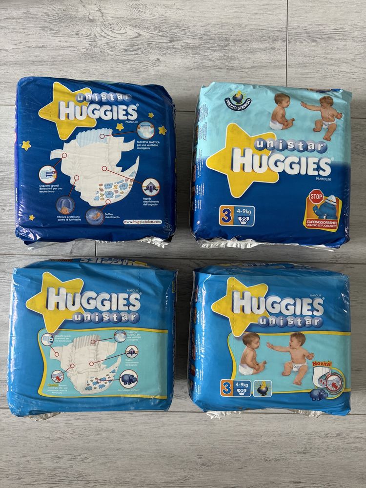 Підгузки Huggies 3 Хагіс НОВІ памперси