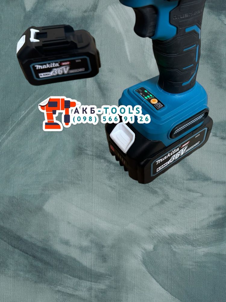 Акумуляторний Гайковерт Makita DTW650BL з набором розходніка 650Nm 36V