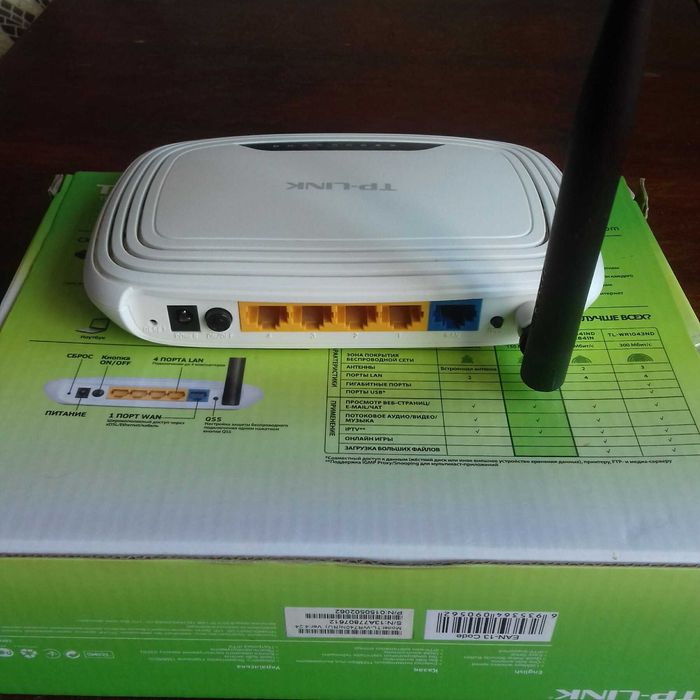 TP-Link TL-WR740N | Wi-Fi роутер для дома, прошивки, репитера. Рабочий