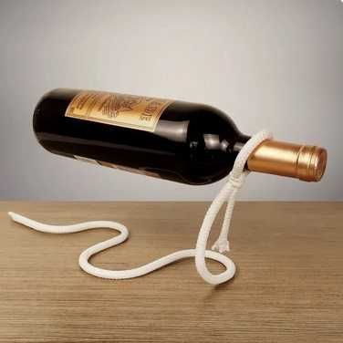 Stojak na wino uchwyt na wino butelkę wąż dekoracja na stół domu
