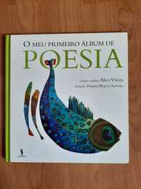 Livro "O meu primeiro álbum de poesia" de Alice Vieira; Ilustração: Da