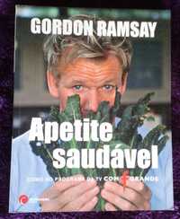 Livro Apetite Saudável, Gordon Ramsay - Novo