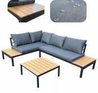 Promocja weekendowa Meble ogrodowe narożnik stalowy poduszki solidny