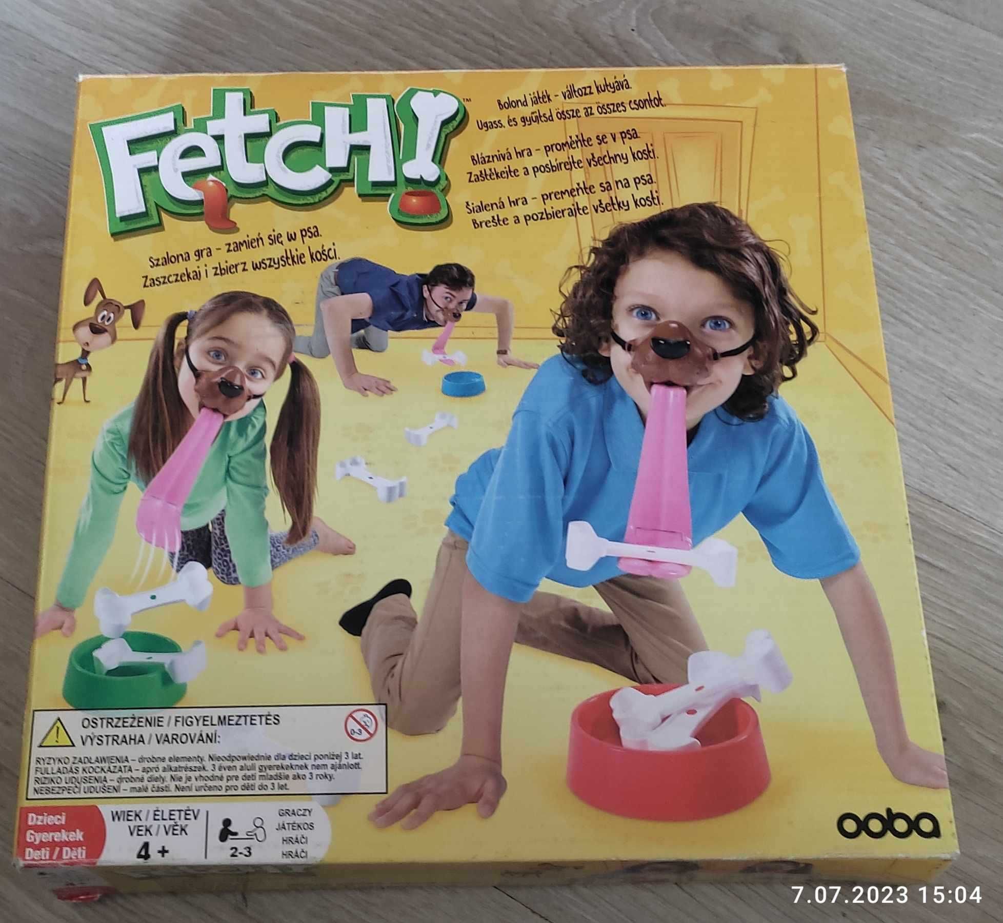 Zabawna gra łap kość Fetch