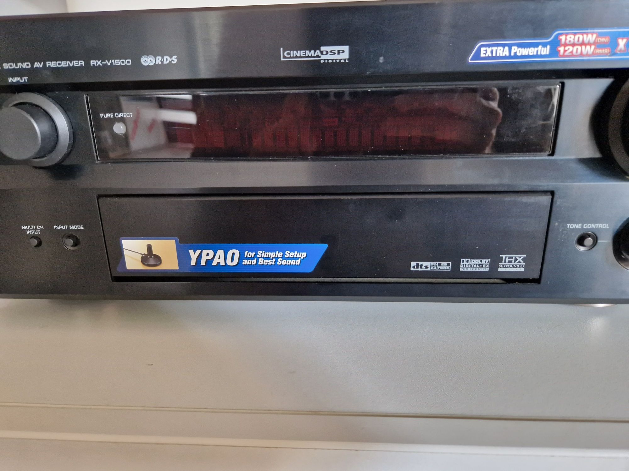 Amplituner Yamaha RX-V1500 RDS 7.1 idealny kolekcjonerski stan