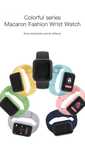 Nowy inteligentny zegarek/ smart watch, czarny - B37 Real Step Count