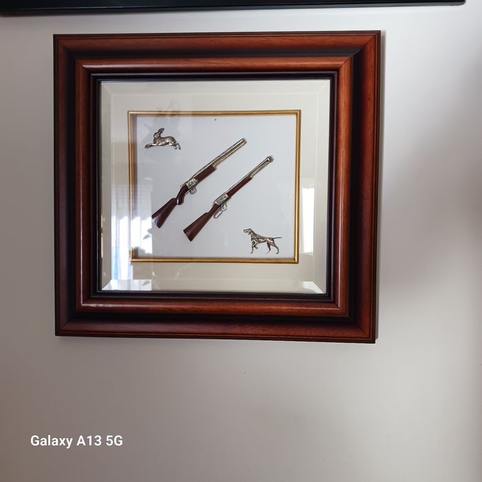 Quadro de prata fina