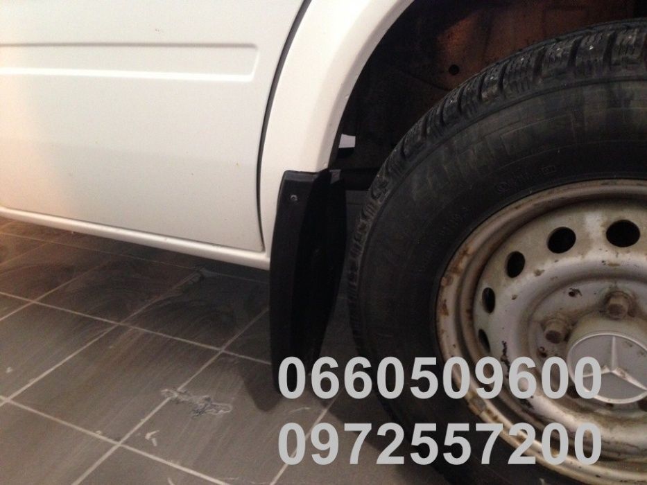 Брызговики передние/задние VW Crafter LT Mercedes Sprinter 901-906