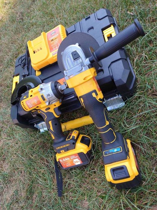 Zestaw Klucz udarowy + kątówka akumulatorowa MEISTER - NOWE  gwarancja