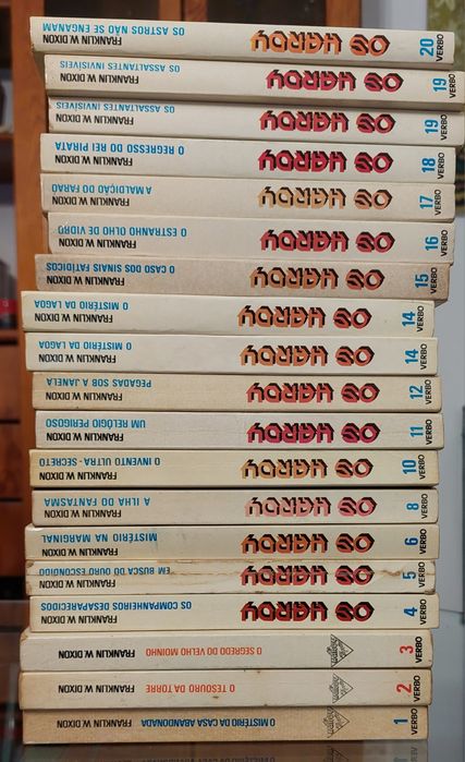 Conjunto de livros da coleção Os Hardy