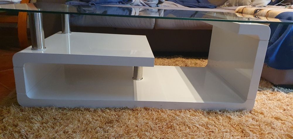 Mesa de centro branca