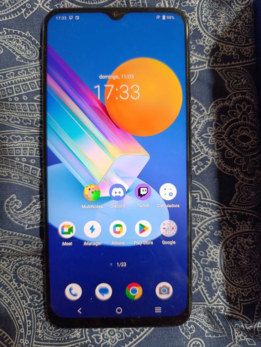 Troco Vivo Y72 5g com caixa e smartwatch