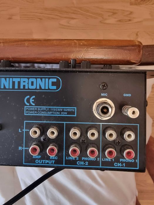 Mixer dj 2 canais