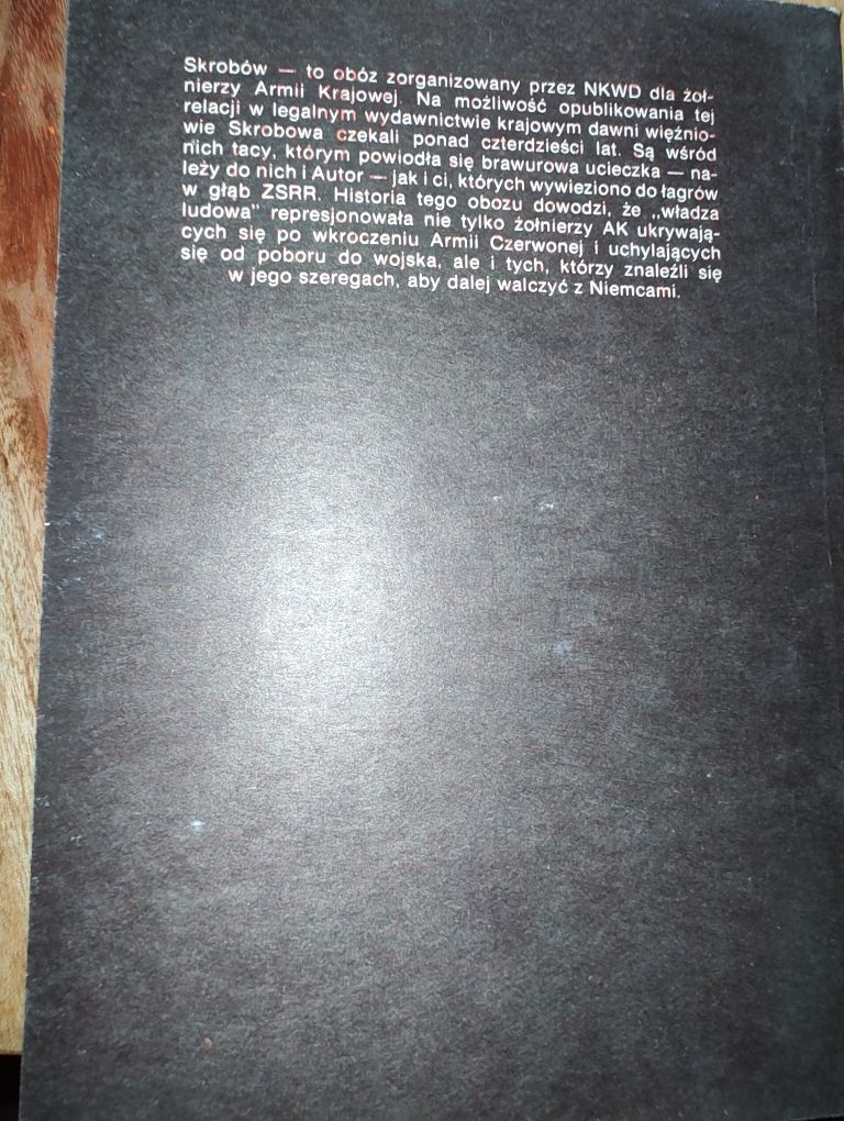 Skrobów dzieje obozu NKWD dla żołnierzy AK Jerzy Ślaski