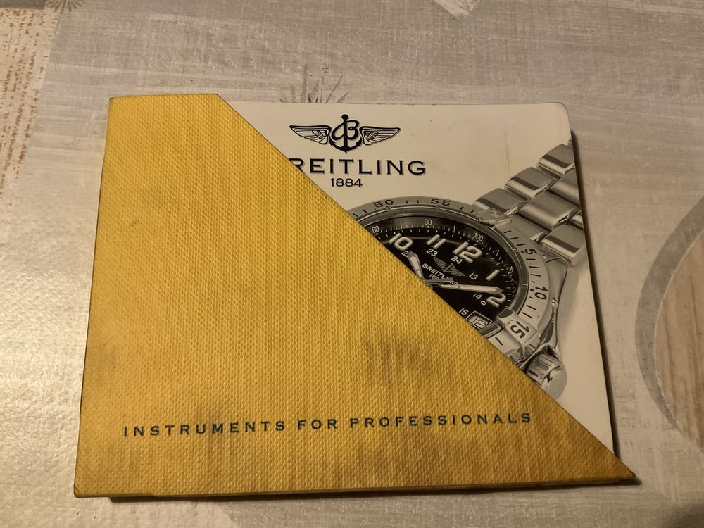 Documentos para relógio BREITLING Colt Superocean