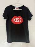 T-shirt czarny kiss Plny Lala xxs