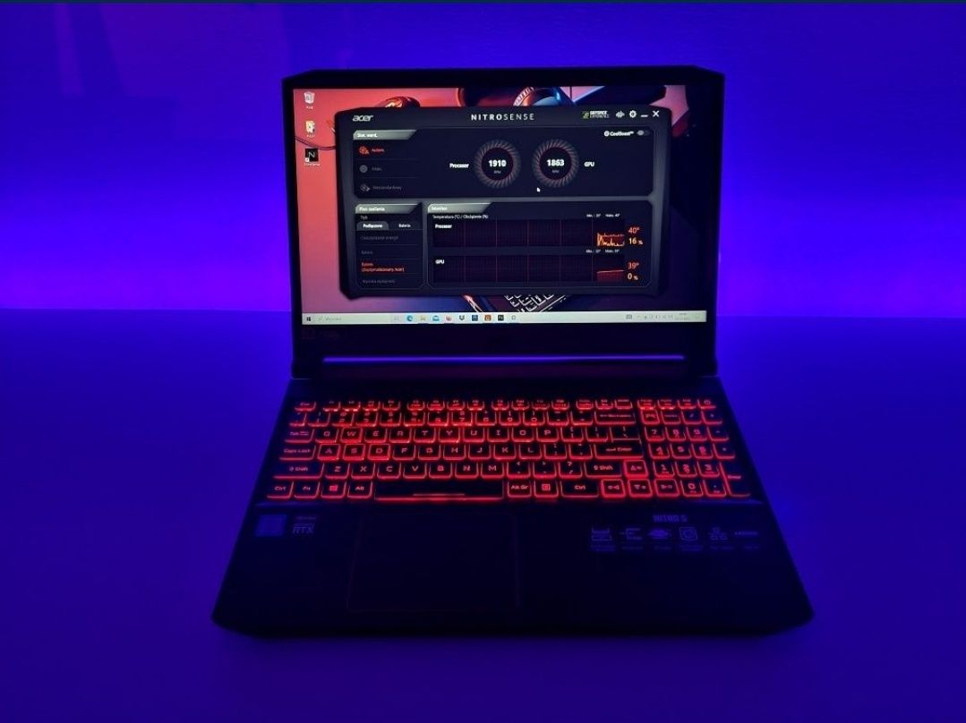 J. Nowy Laptop GAMINGOWY Acer NITRO 5 RTX2060/144 E31Hz