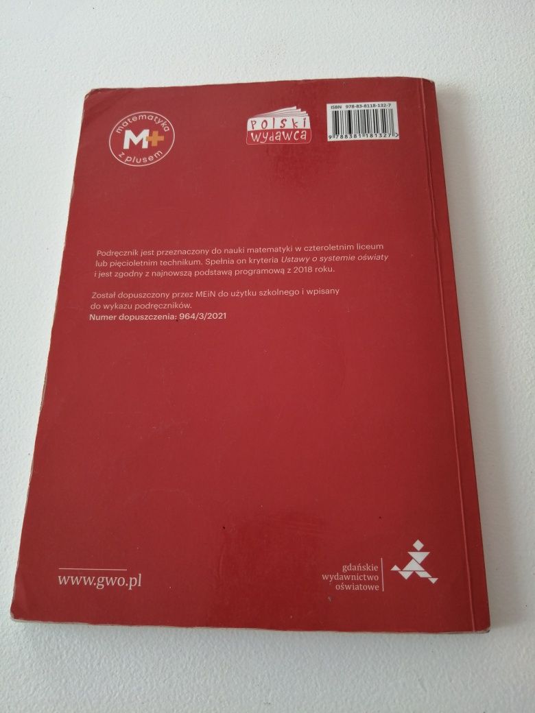 Matematyka z plusem 3 podręcznik dla liceum i technikum