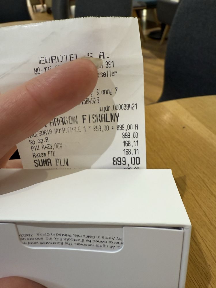 AirPods 4 ANC douszne białe