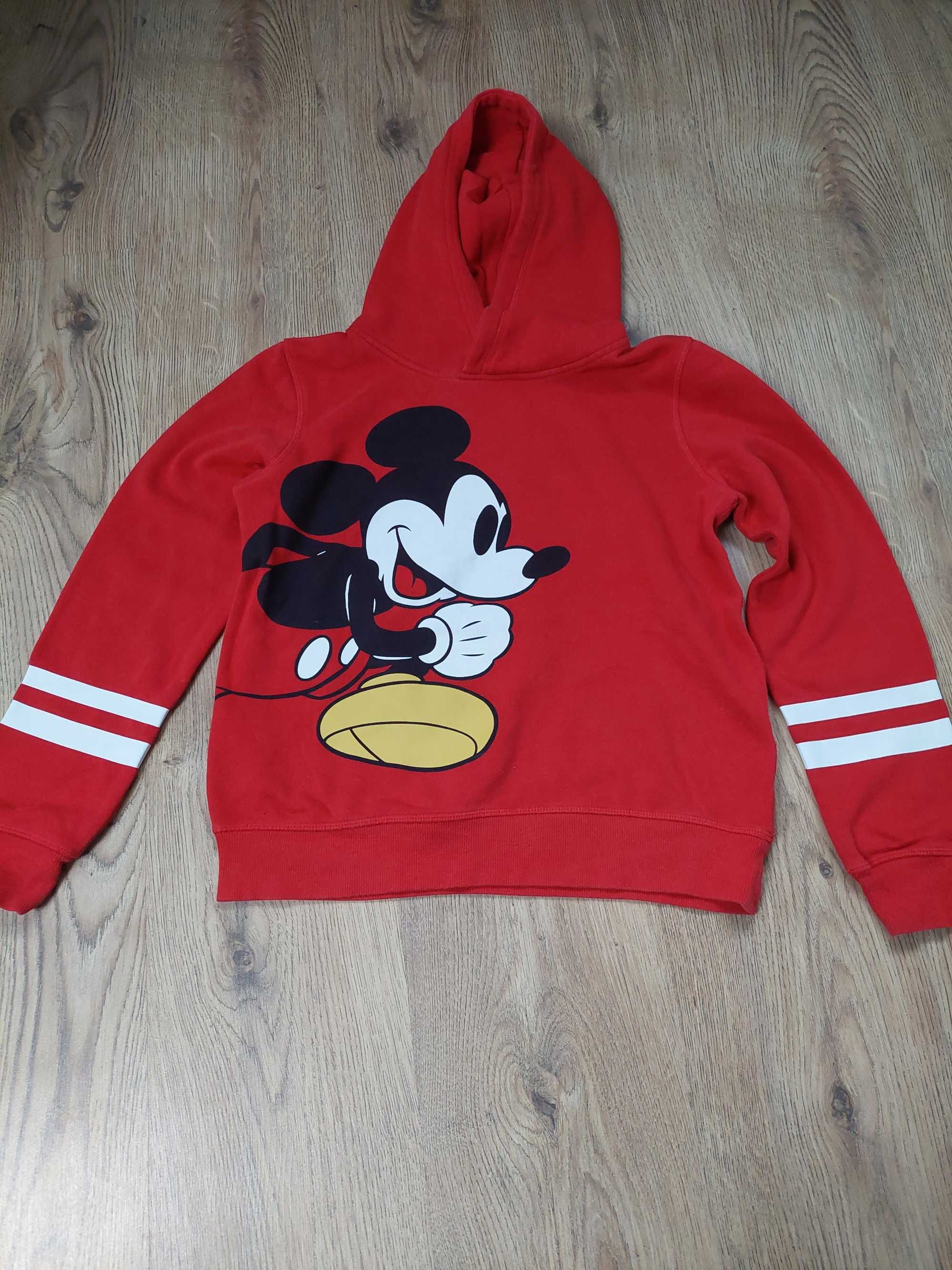 Bluza H&M z kapturem 146/152 micky mouse