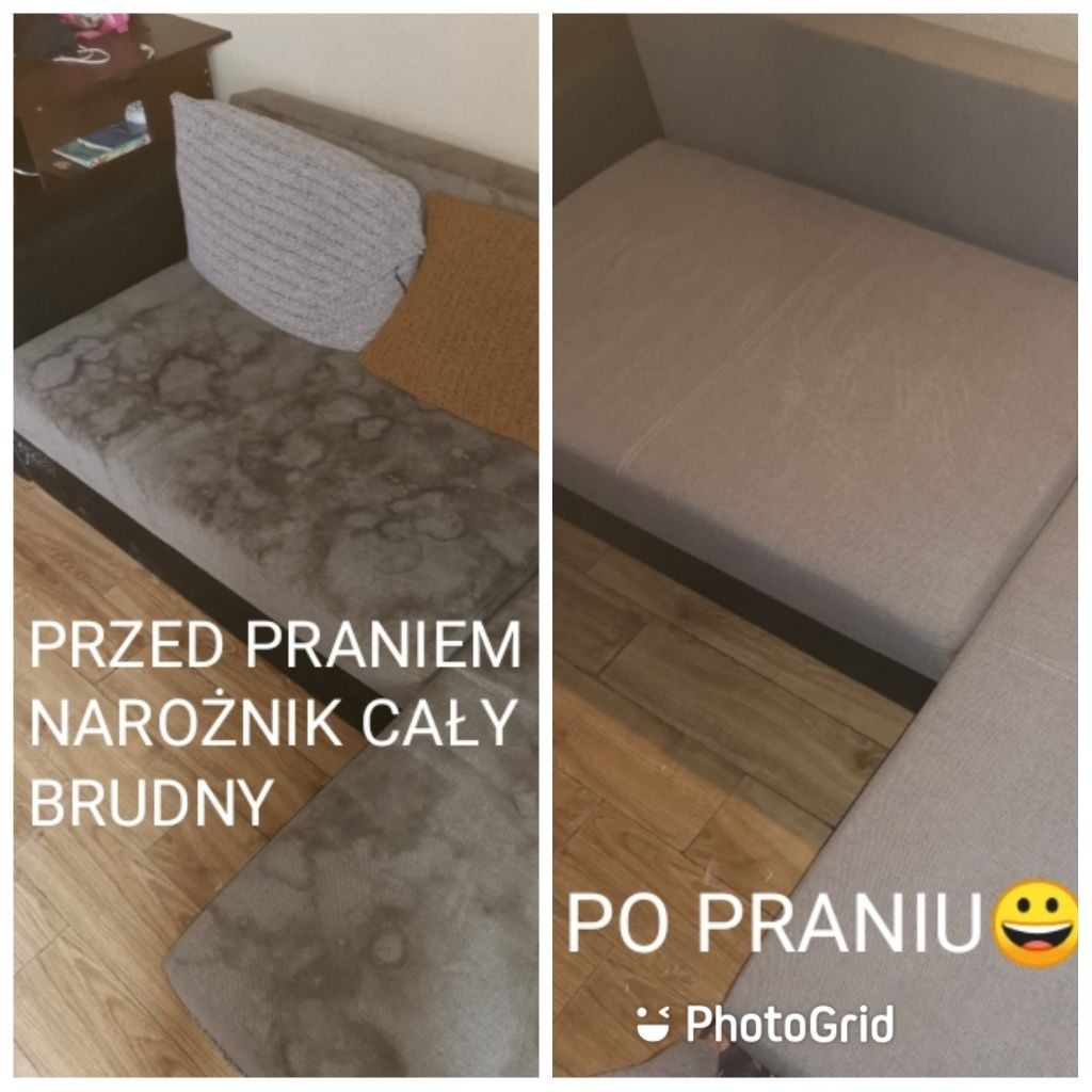 Pranie tapicerki meblowej, aut, dywanów, wykładzin