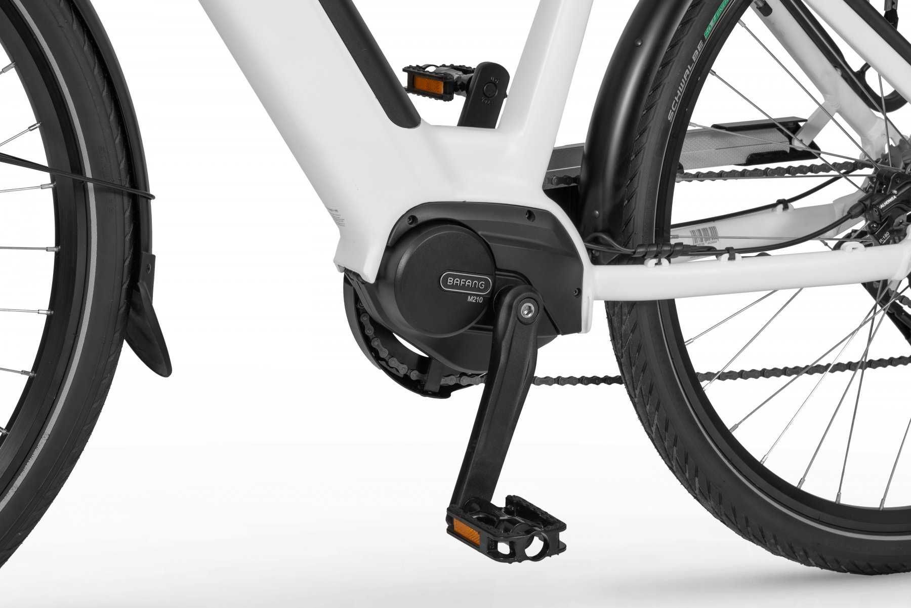 Rower elektryczny EcoBike LX 100 - silnik centralny Bafang M210