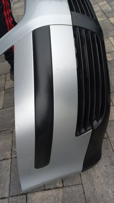 Vw passat b5 lift fl zderzak przód przedni srebrny la7w