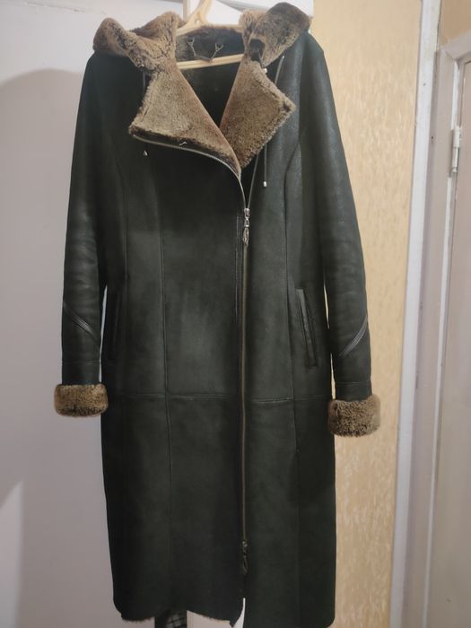 Дубленка натуральная женская. Дублянка натуральна жіноча. 46.