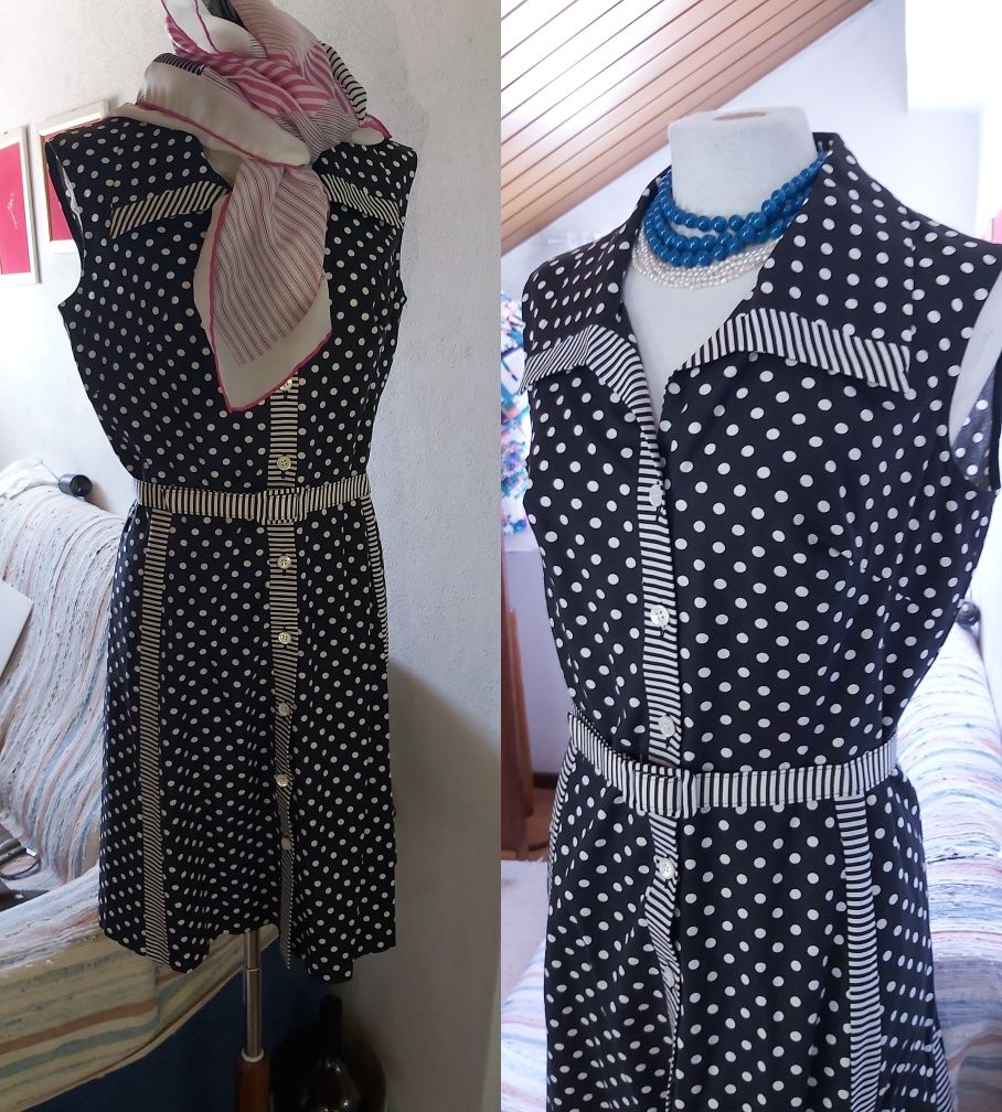 NYLON..vestidos vintage tricot..M6