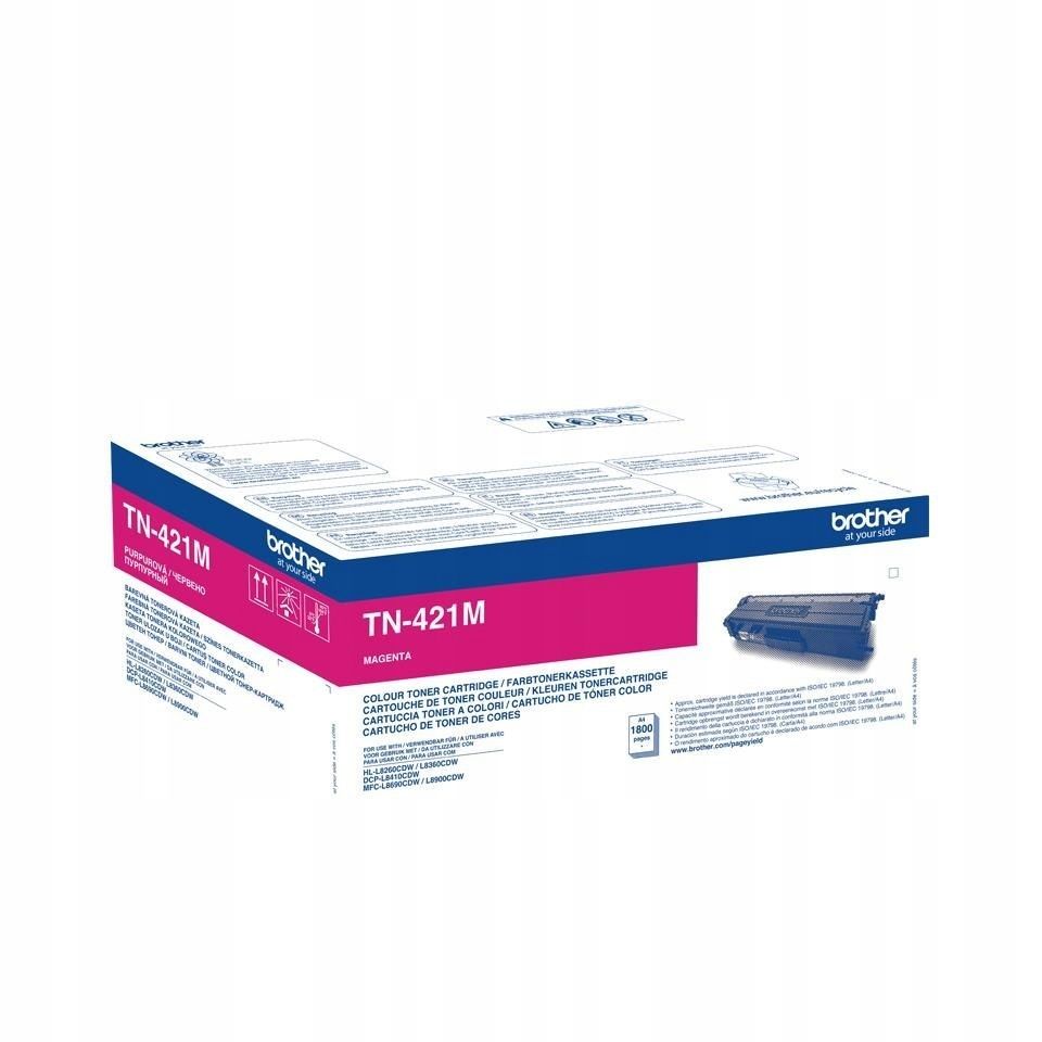 toner brother tn421m czerwony magenta wydajność około 1800 stron
