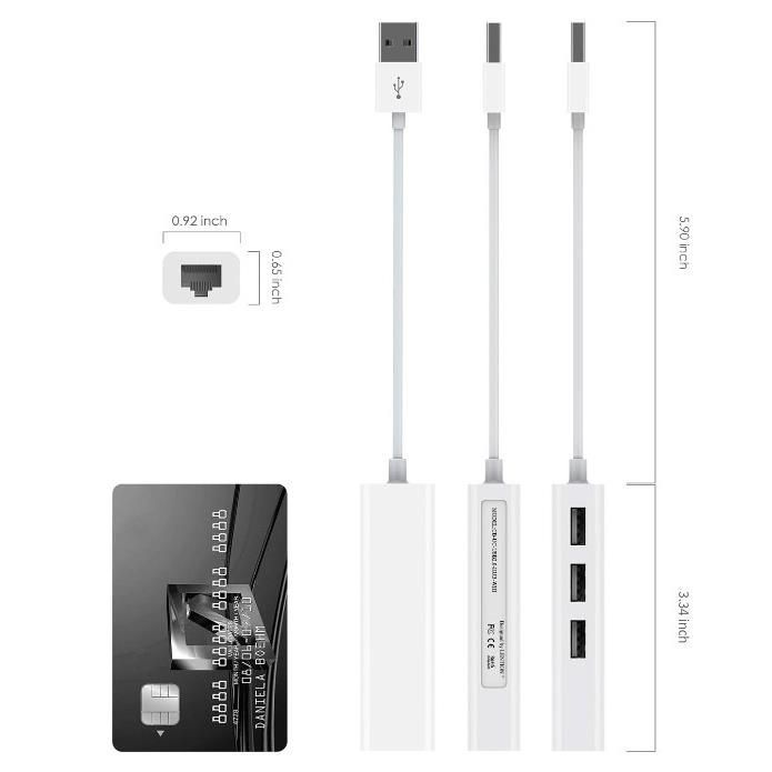 Adapter Lention 4W1