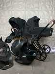 Wózek Cybex Priam Onyx Black 4.0 4w1 Złoto Czarny
