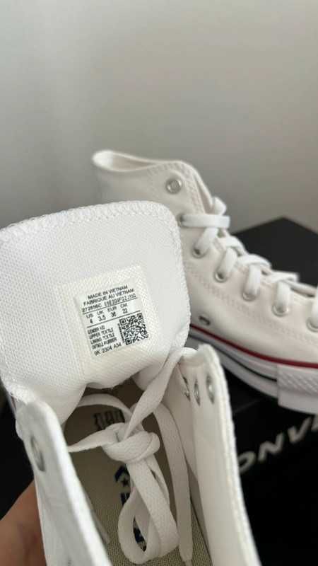 Damskie białe Conversy, trampki Converse All Star nowe 36