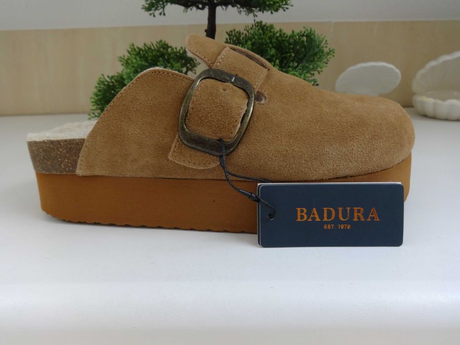 Mule zamszowe Badura