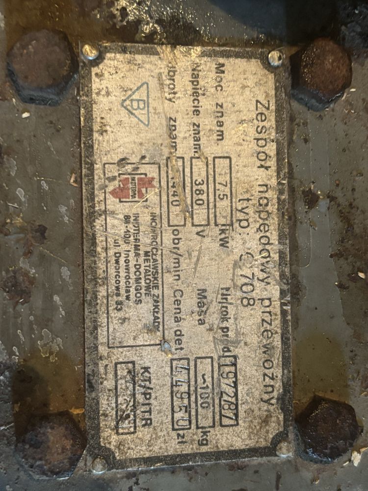 Zespół napędowy przewoźny C708 7,5 kW