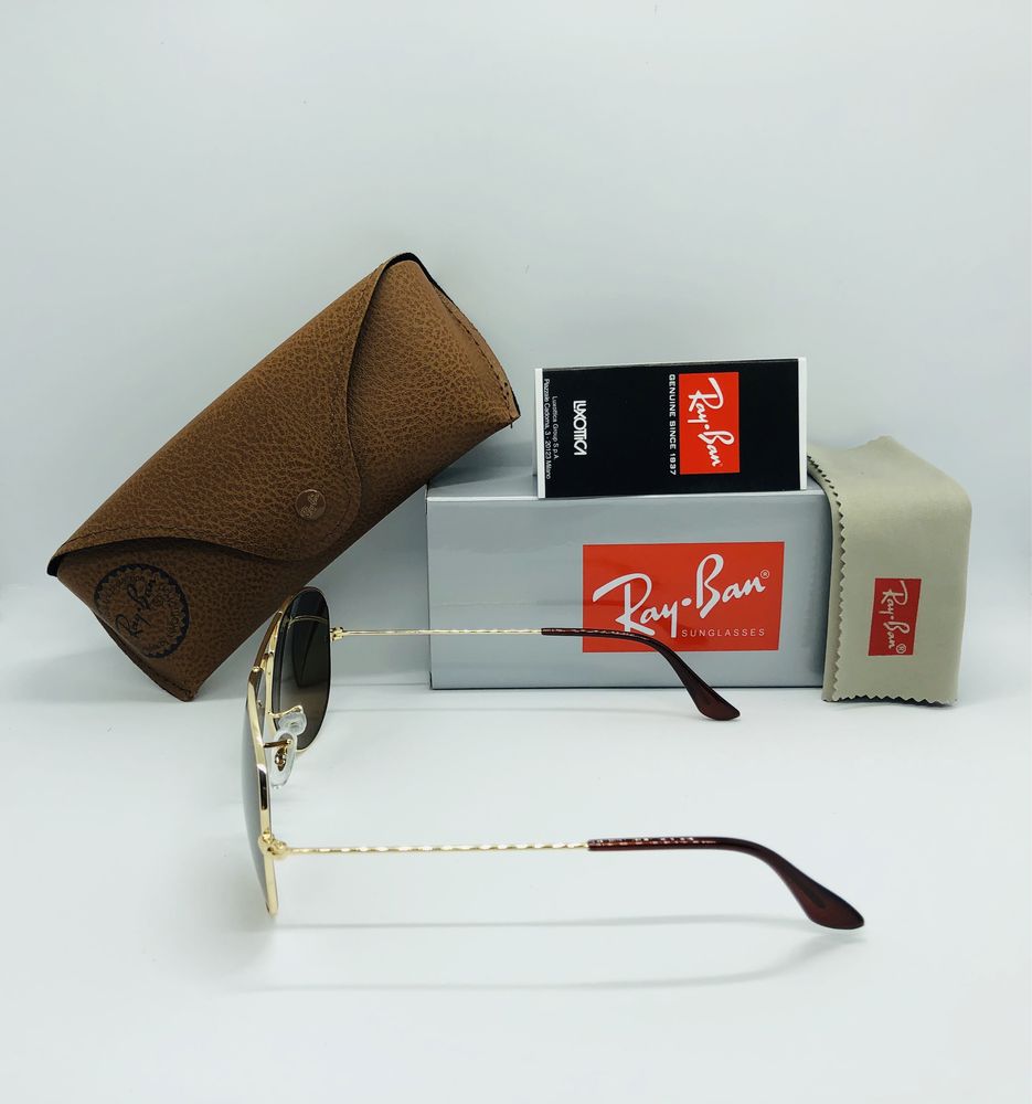 Солнцезащитные очки Ray Ban Aviator Large Metal 3025 001/33 58 стекло