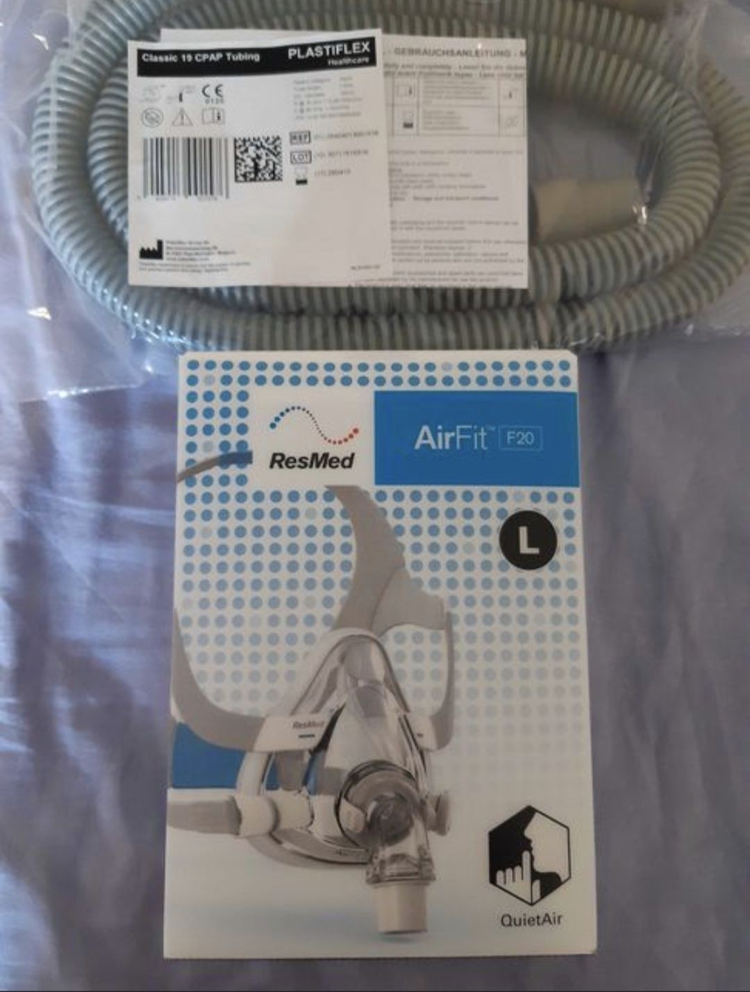 Maska Resmed, model Airfit F20, rozmiar L z rurką