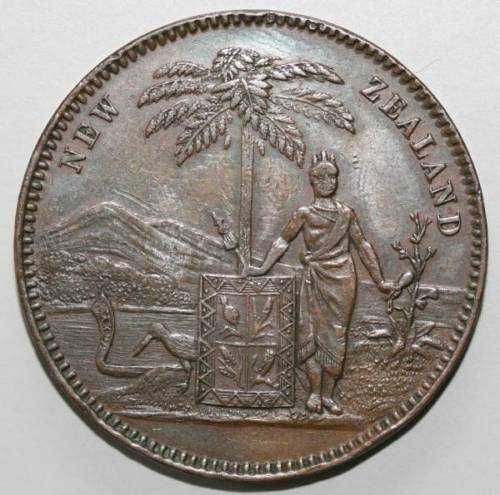 Nova Zelândia - token 1881 Maori