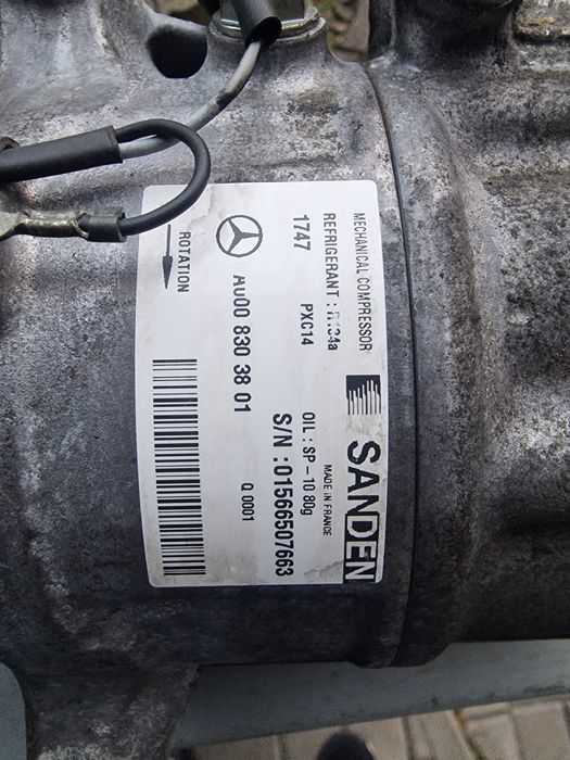 kompresor klimatyzacji Mercedes W205 W213 W447 GLC X253 2,2