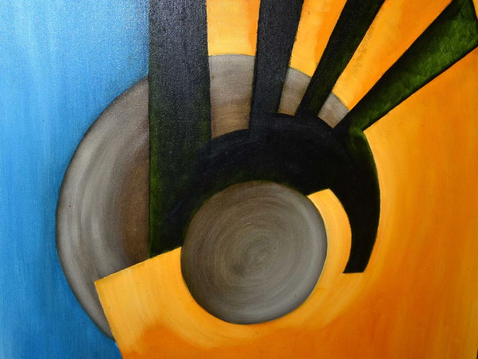 Pintura Abstrata, Oleo sobre tela