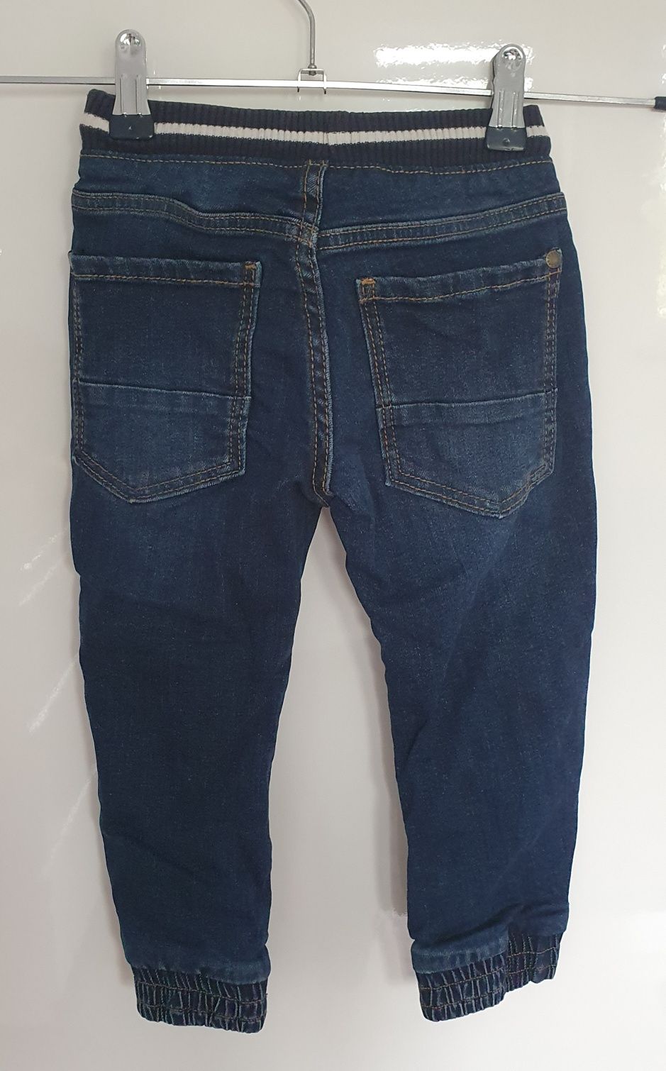 Lab-spodnie jeansowe ocieplane r.98cm