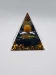 Pirâmide orgonite pedra cristal 5cm * vários modelos
