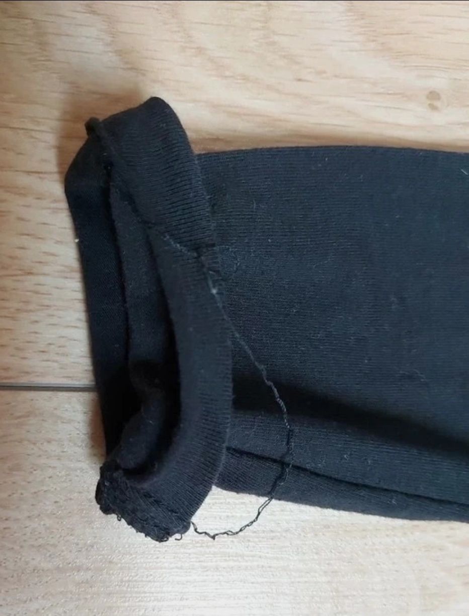 Czarne legginsy bawełniane Pepco 12 lat 146 cm