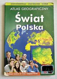 Atlas Polski atlas geograficzny liceum technikum