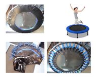 Mata do trampoliny fitness 112cm sprężyny gumowe ochraniacz