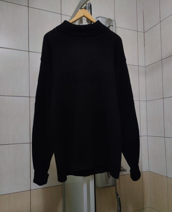 sweter sweterek XXL burt&gill czarny ciemny made czarny Cotton bawełna