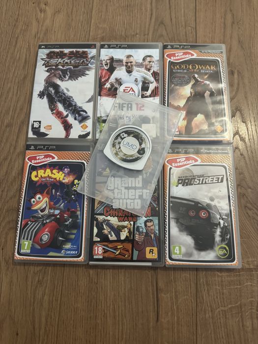Lote de 6 Jogos PSP + Oferta (UMD extra) – Todos originais