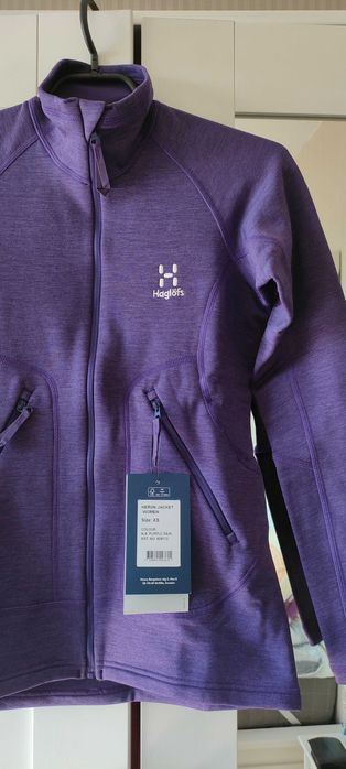 Bluza polarowa Haglöfs Heron Jacket Women Cena sklep. 570 zł XS Nowa
